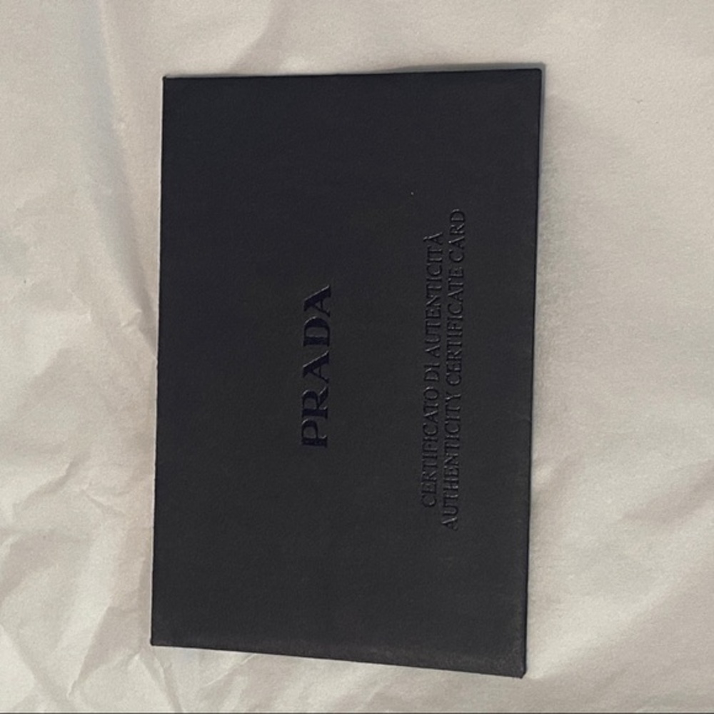 PRADA RED SAFFIANO STUDDED BORCHI CONTINENTAL WALLET - Picture 8 of 10